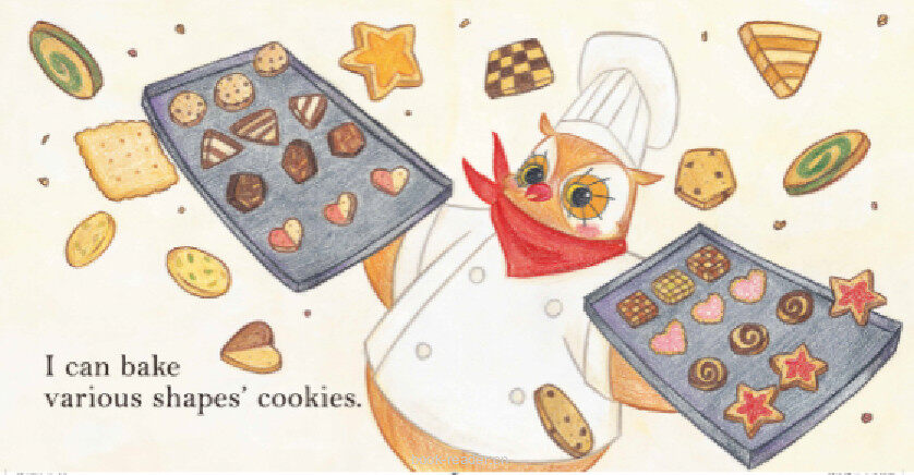 Owl’s cookies shop绘本故事第3页