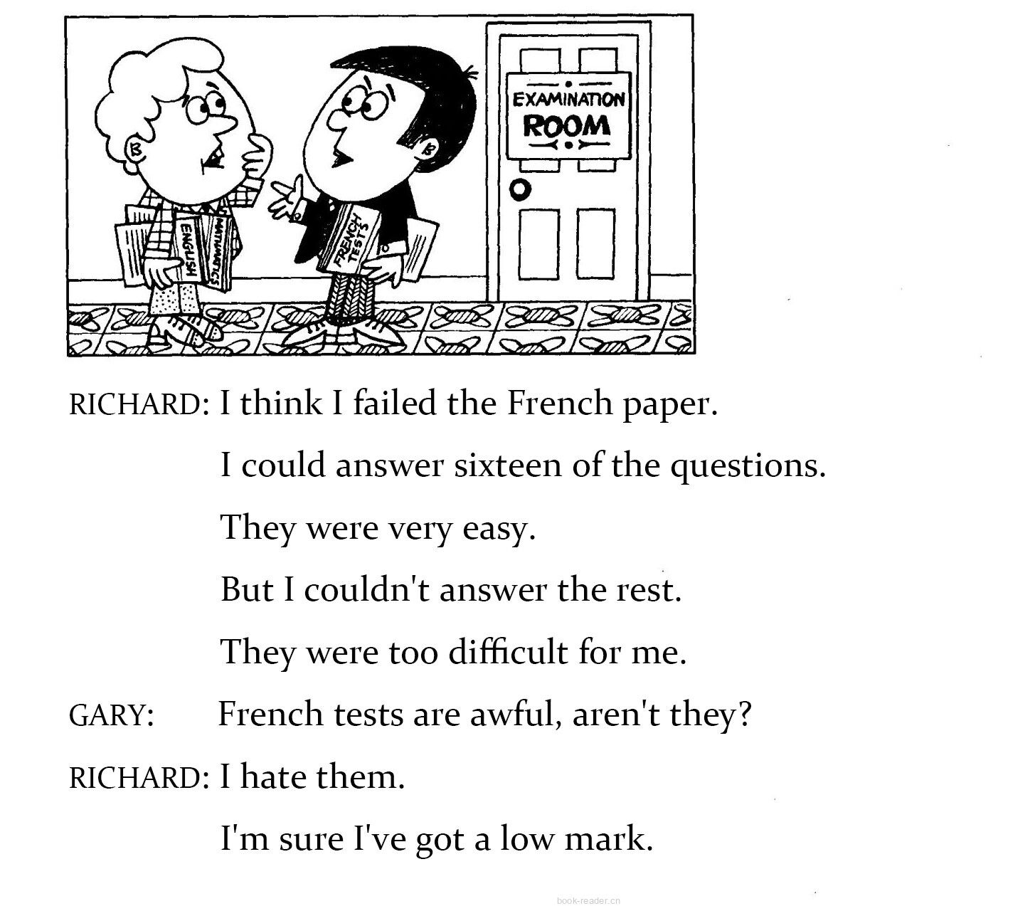 1-103 The French Test绘本故事第3页