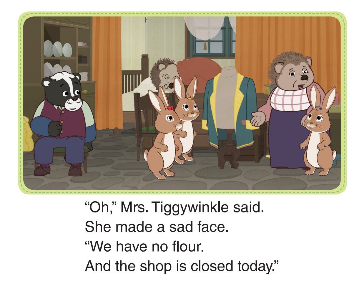 The Bunnies Help the Tailor 4_A Coat for the Mayor绘本故事第4页