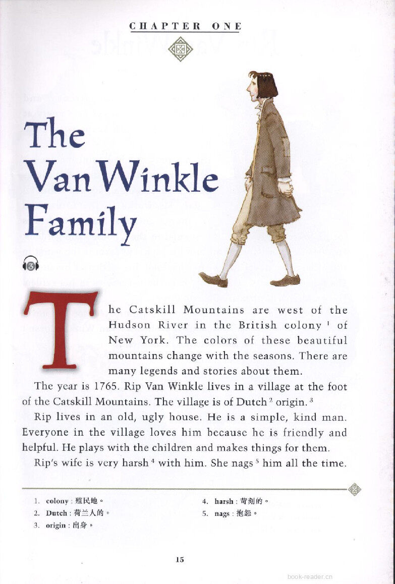 Rip Van Winkle and The Legend of Sleepy Hollow绘本故事第4页