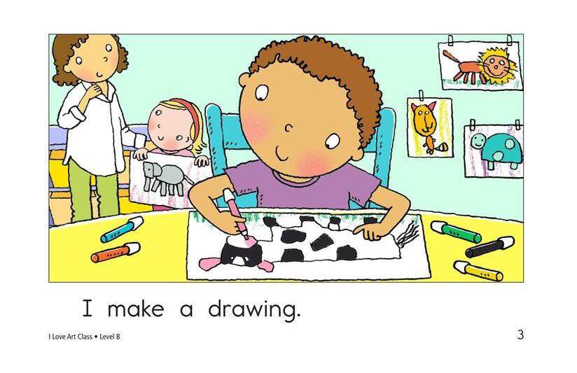I Love Art Class绘本故事第3页