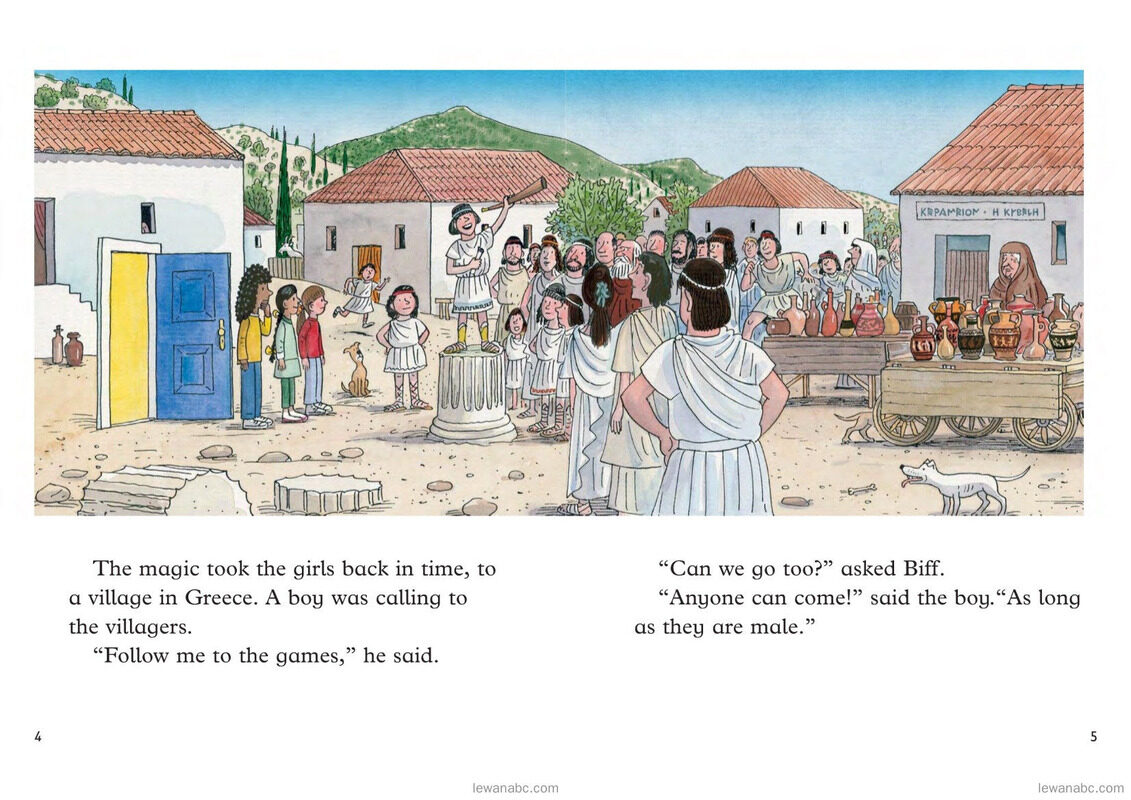 Olympic Adventure绘本故事第5页