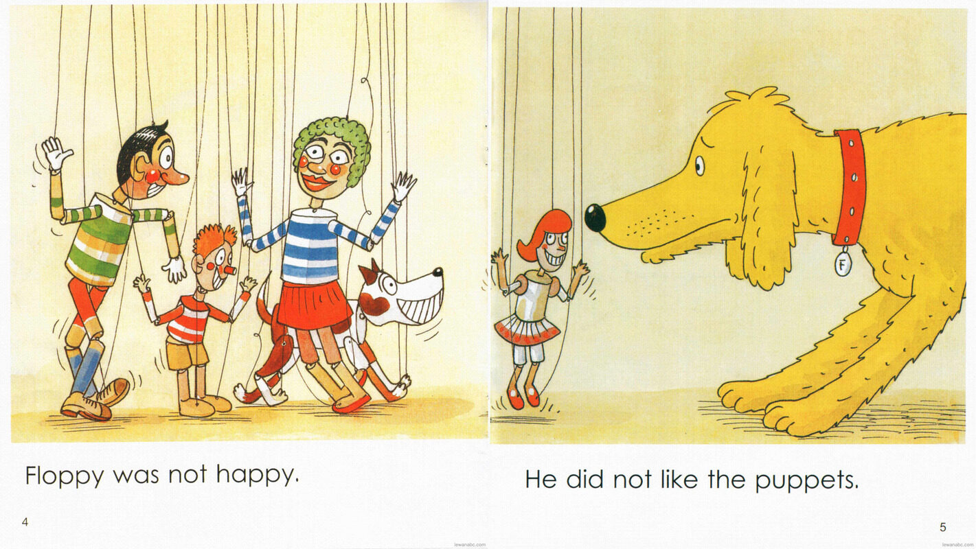 Floppy and the Puppets绘本故事第5页