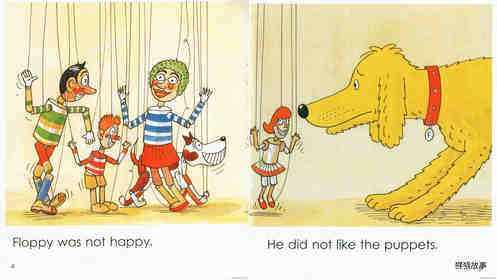 Floppy and the Puppets绘本故事第5页