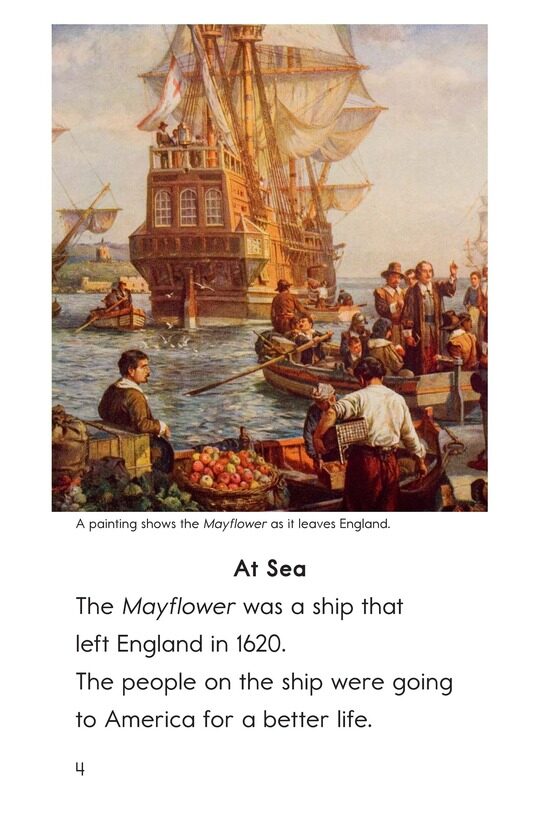 The Story of the Mayflower绘本故事第3页