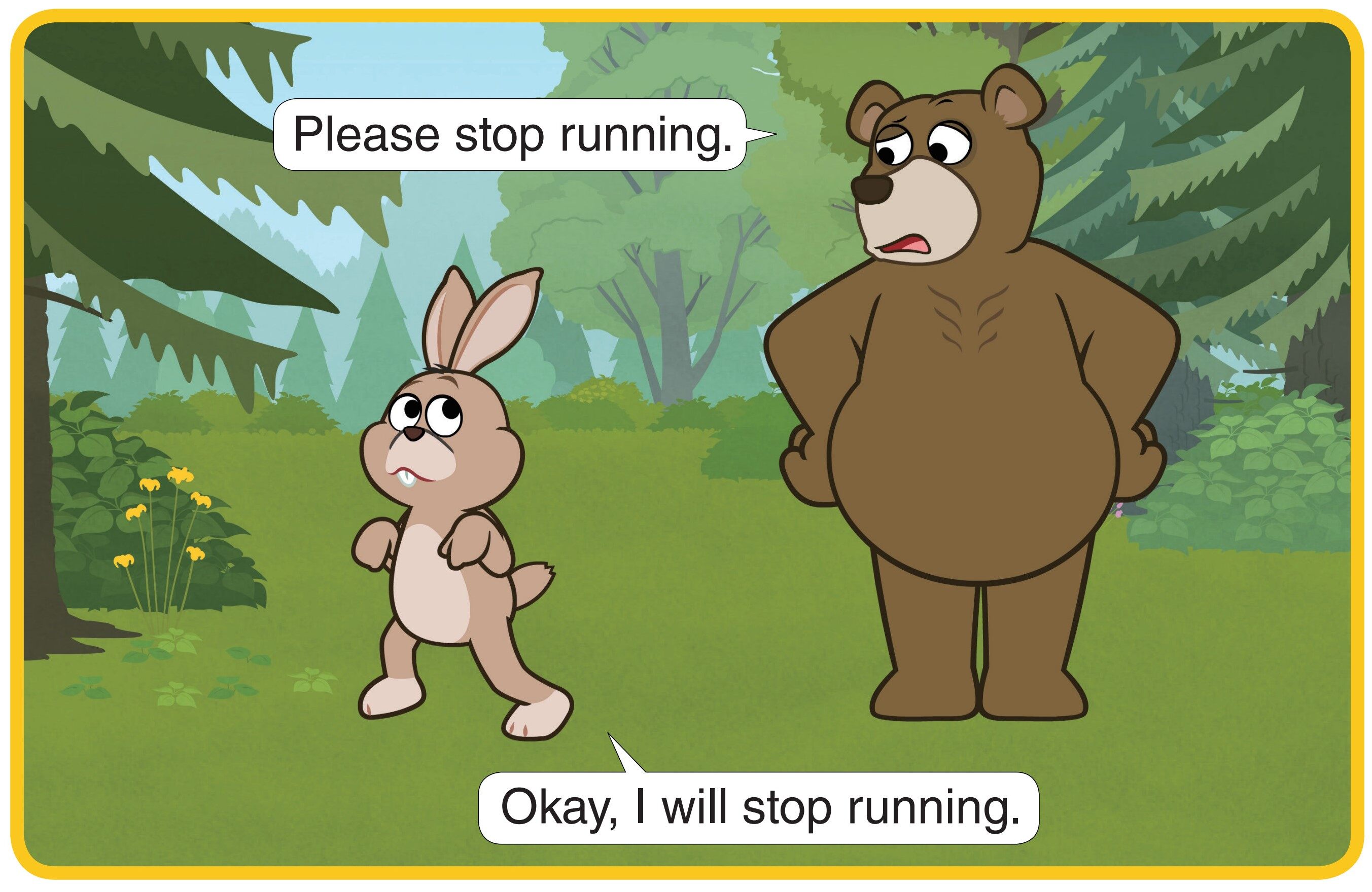 Please Stop绘本故事第2页