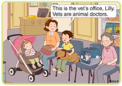 The Vet's Office绘本故事第2页