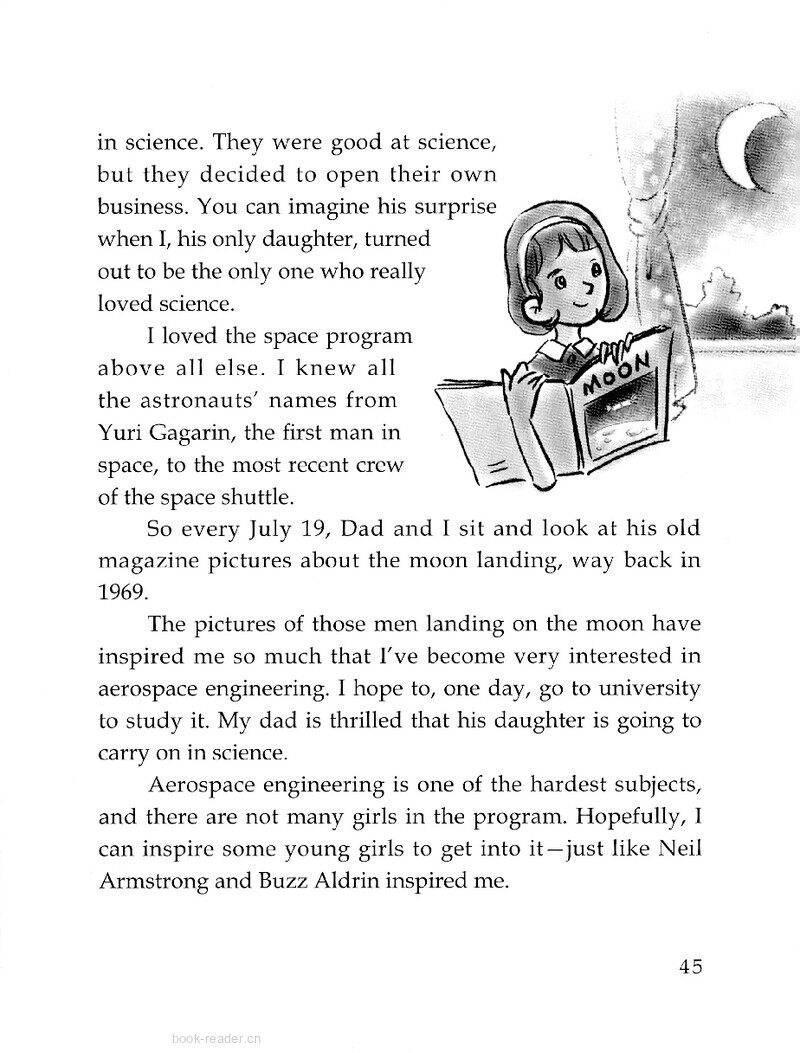Shoot for the Moon绘本故事第3页