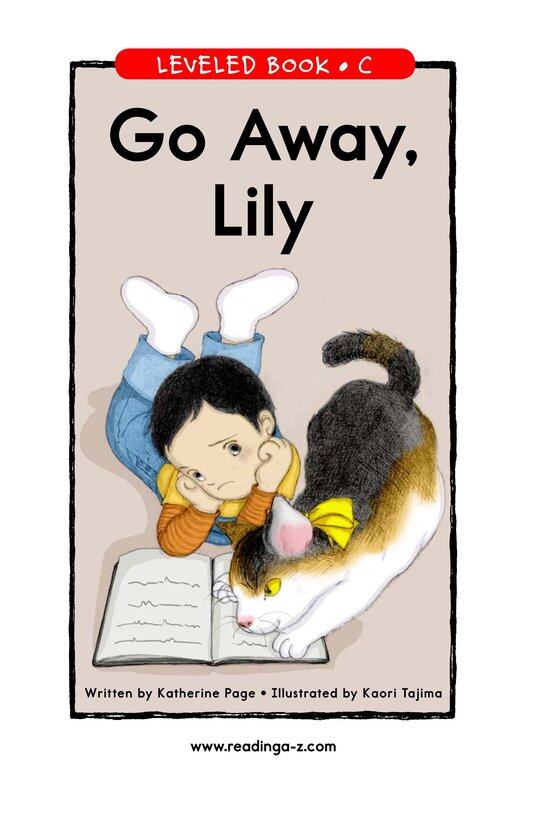Go Away,Lily绘本故事第2页
