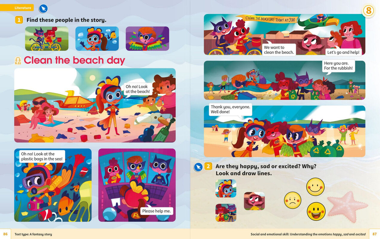 08 We're having fun! 绘本故事第4页