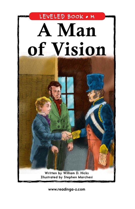 A Man of Vision绘本故事第2页