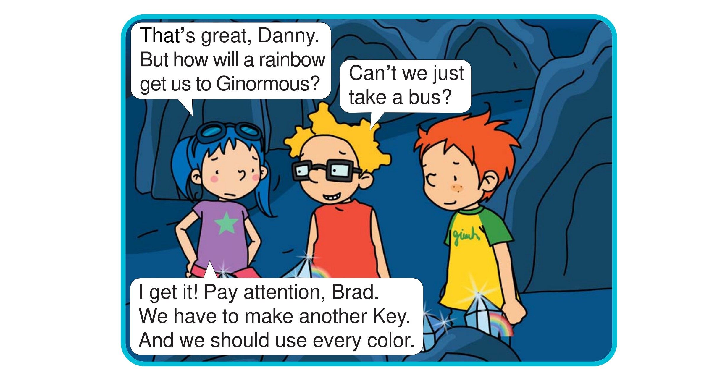 The Rainbow Key绘本故事第2页