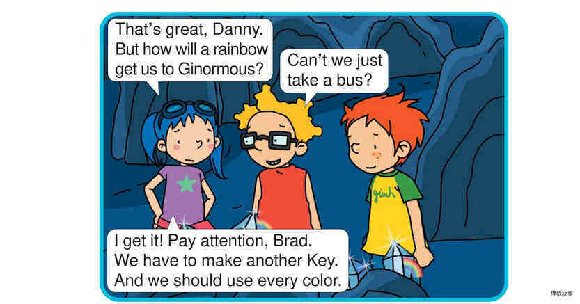 The Rainbow Key绘本故事第2页