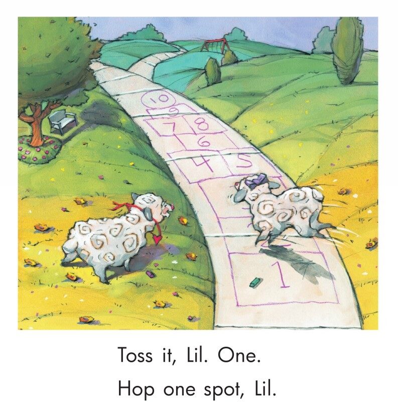 Let's Play Hopscotch绘本故事第4页