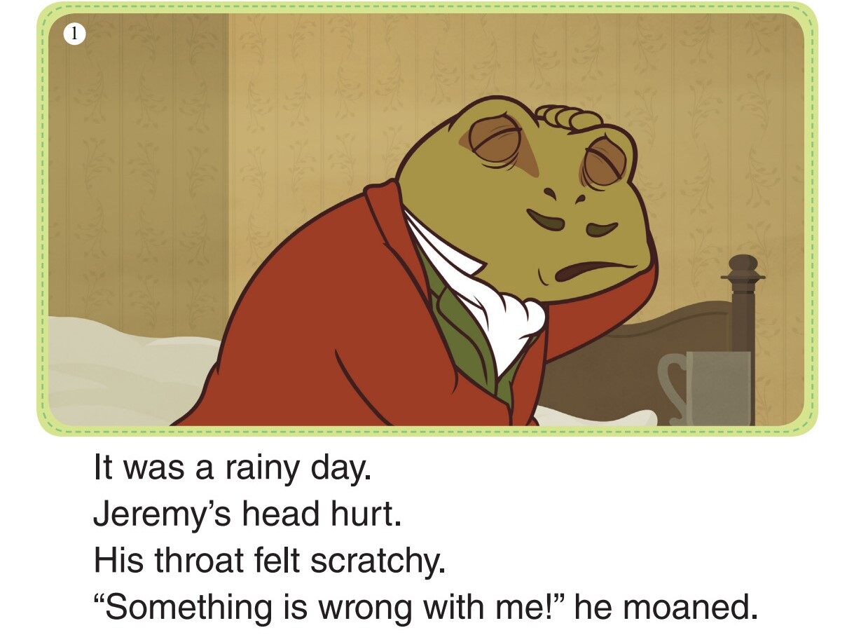 Jeremy Fisher Gets Sick 1-A Big Cold绘本故事第3页