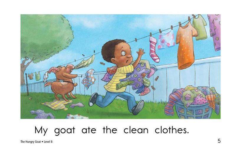 The Hungry Goat绘本故事第5页
