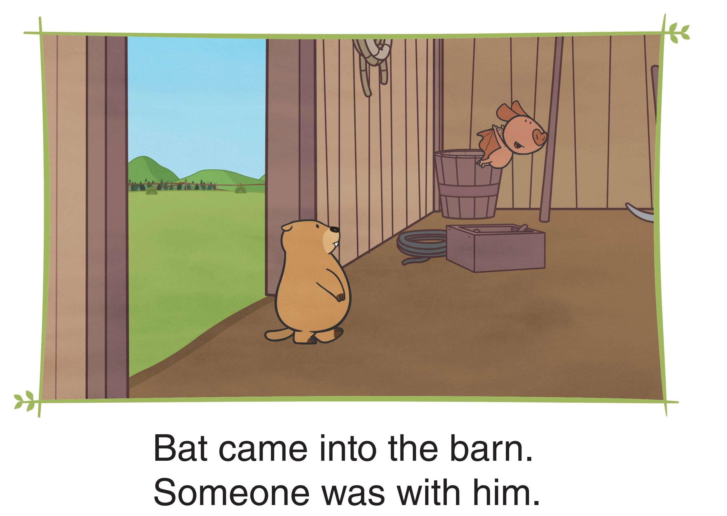 A New Friend on the Farm绘本故事第5页