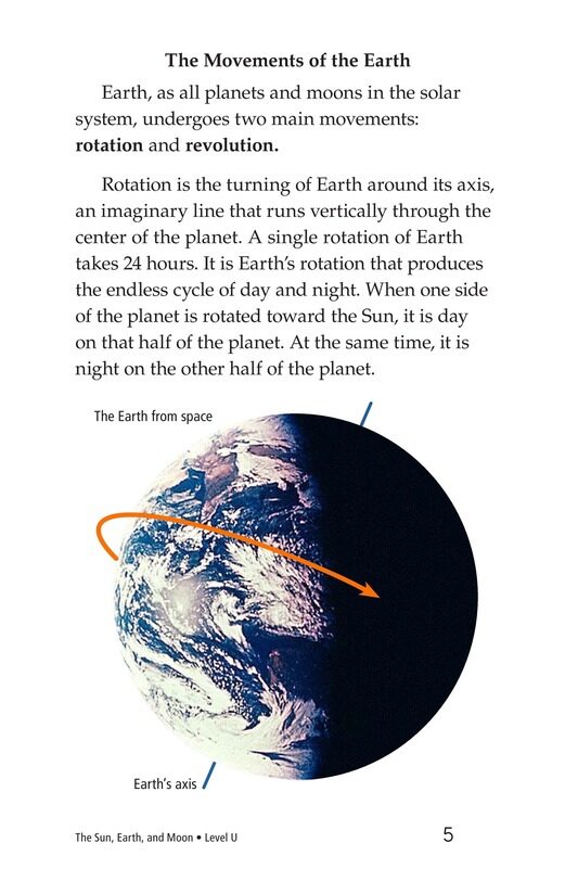 The Sun,Earth,and Moon绘本故事第4页