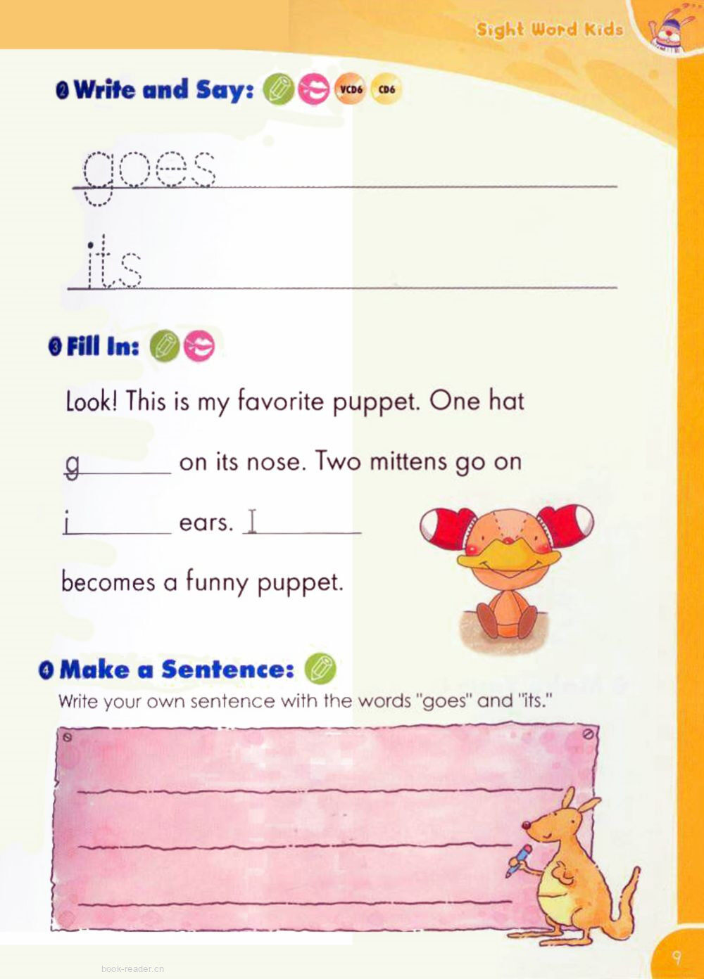 3 My Favorite Puppet绘本故事第3页