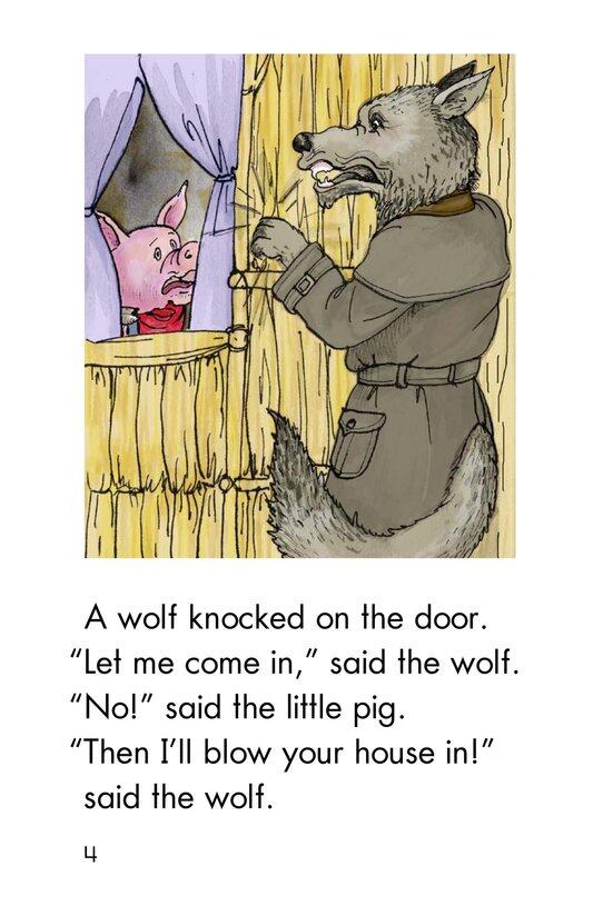 The Three Little Pigs绘本故事第4页