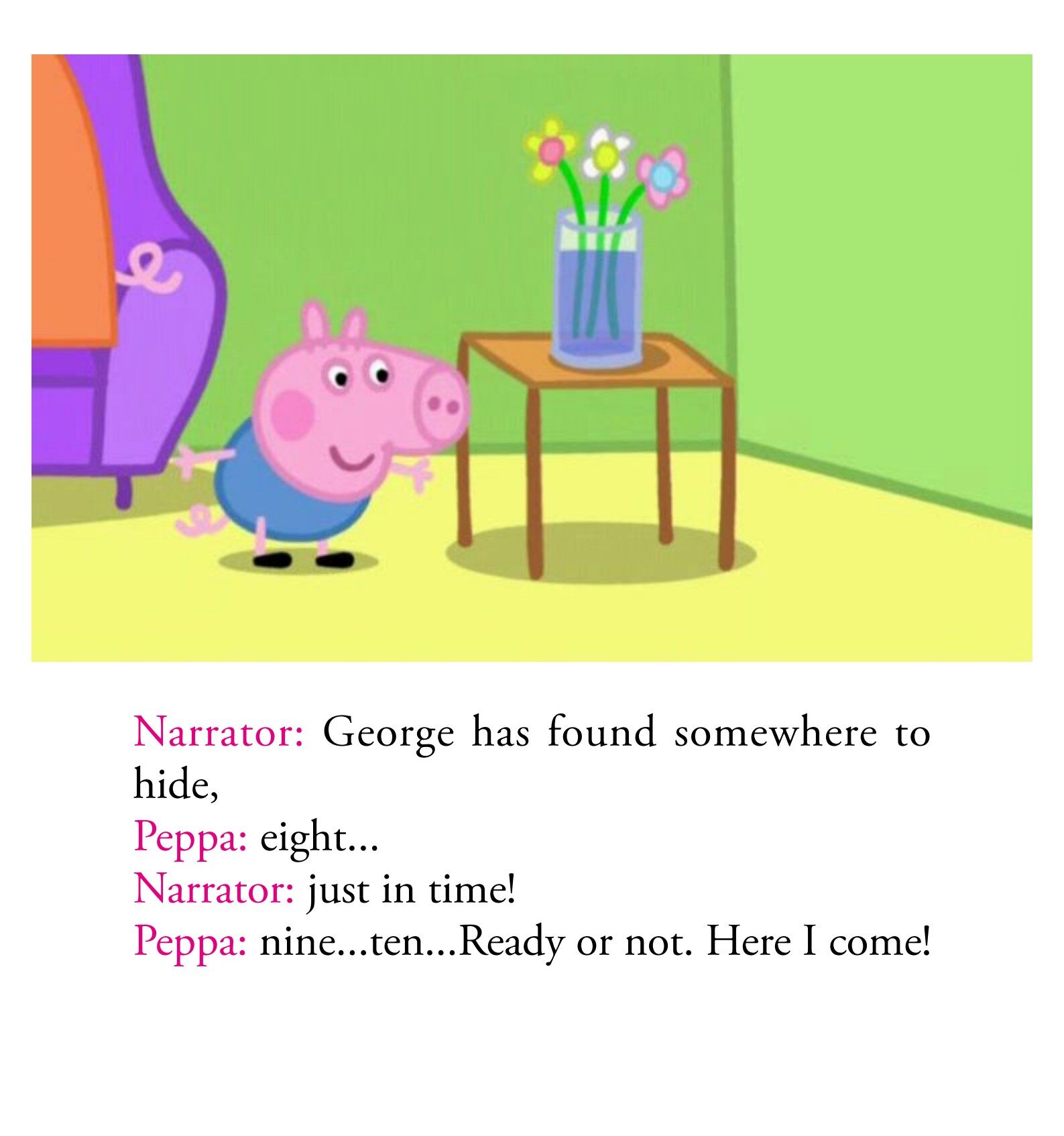 Hide and seek绘本故事第4页