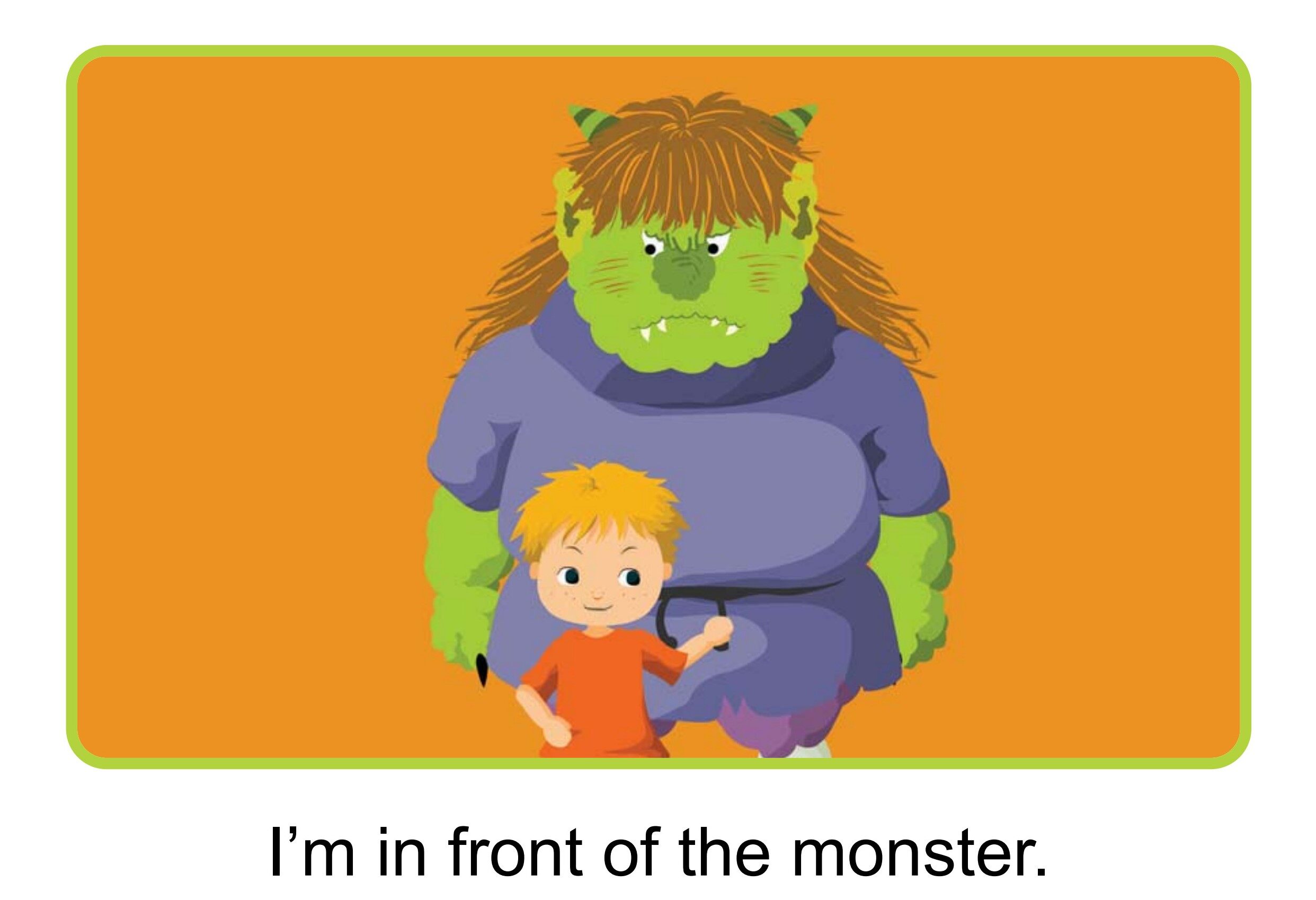 On the Monster绘本故事第5页