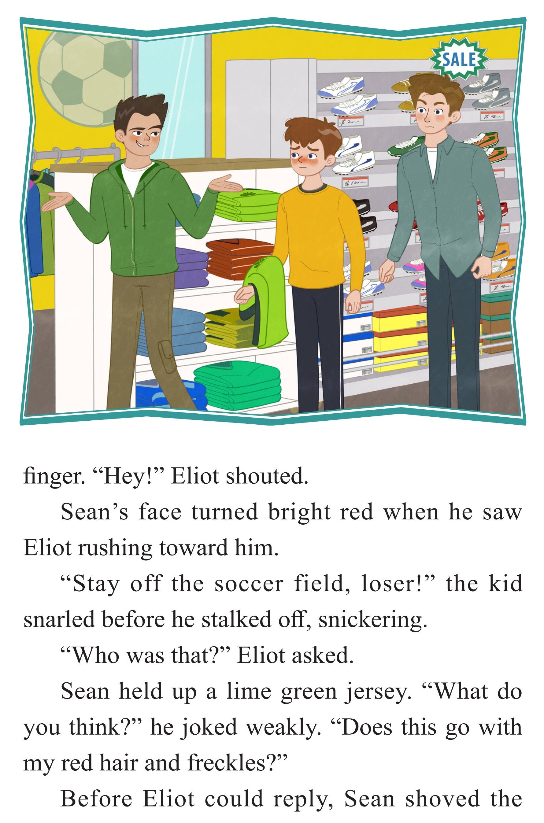 The Soccer Bully绘本故事第4页