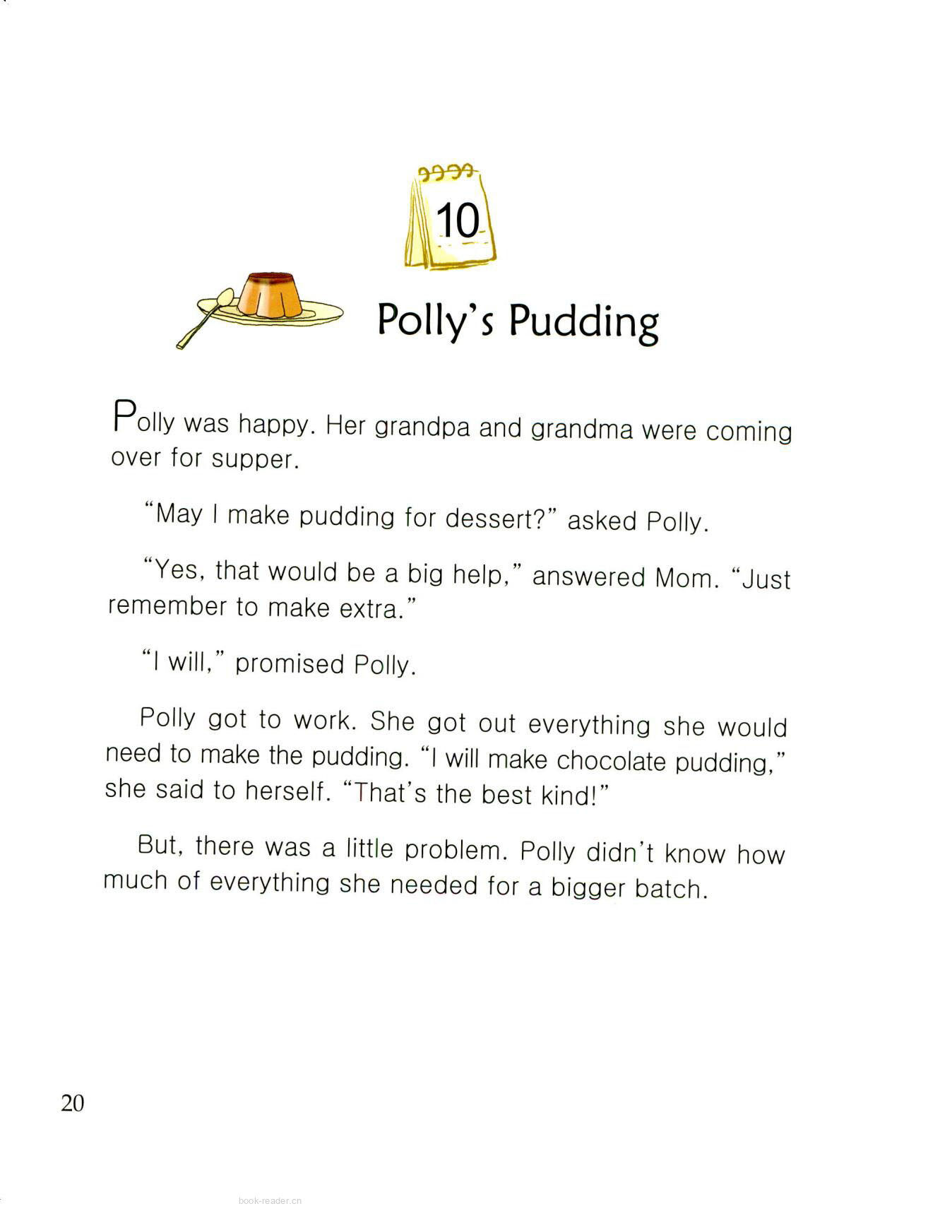 Polly's Pudding绘本故事第2页