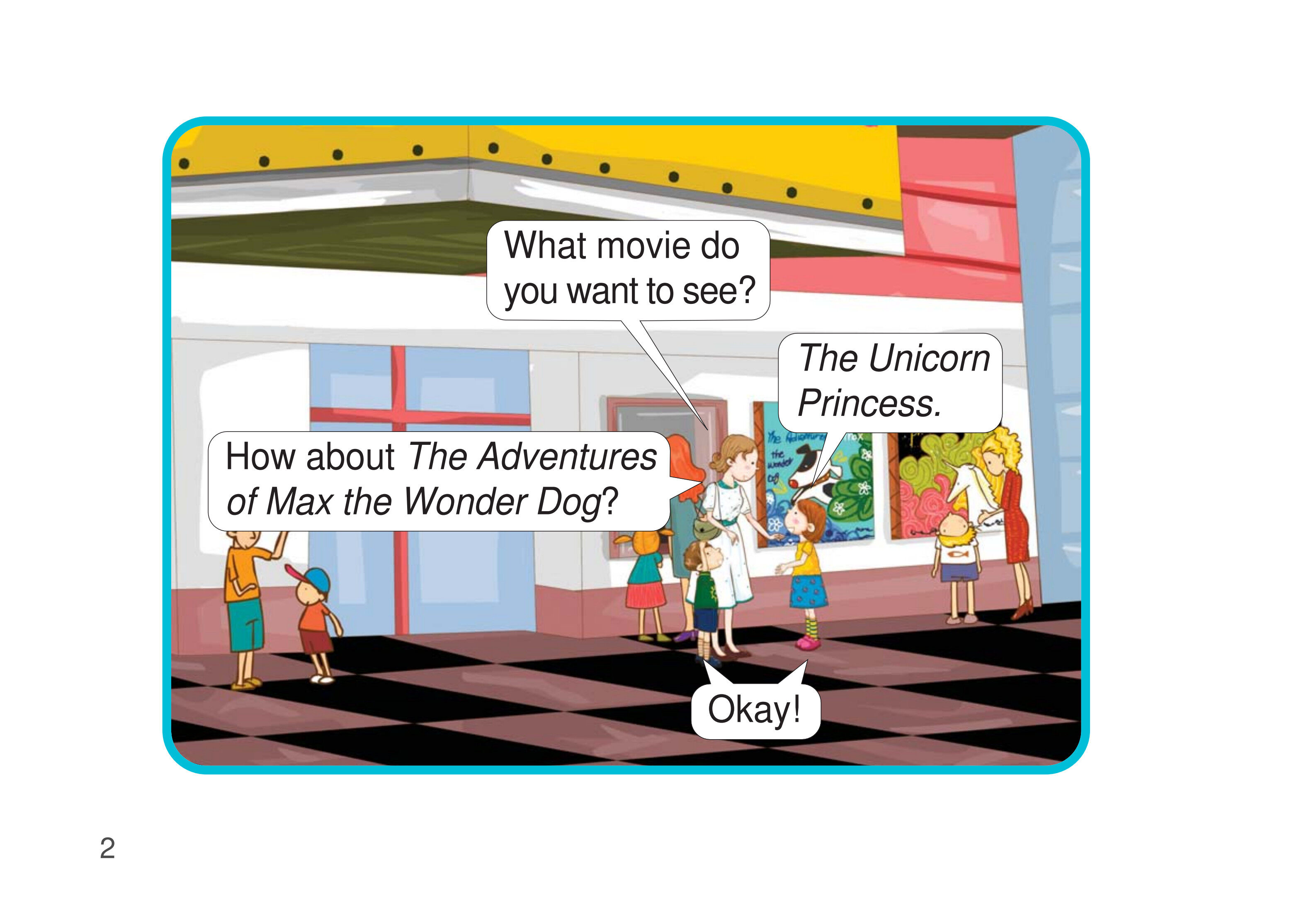 At the Movies绘本故事第3页