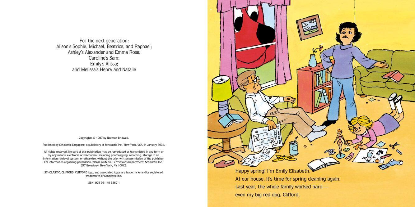 Clifford's Spring Clean Up绘本故事第3页