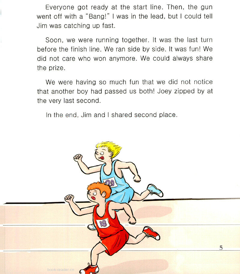 Running a Race绘本故事第3页