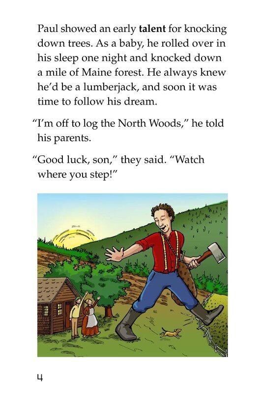 Paul Bunyan and Babe the Blue Ox绘本故事第4页
