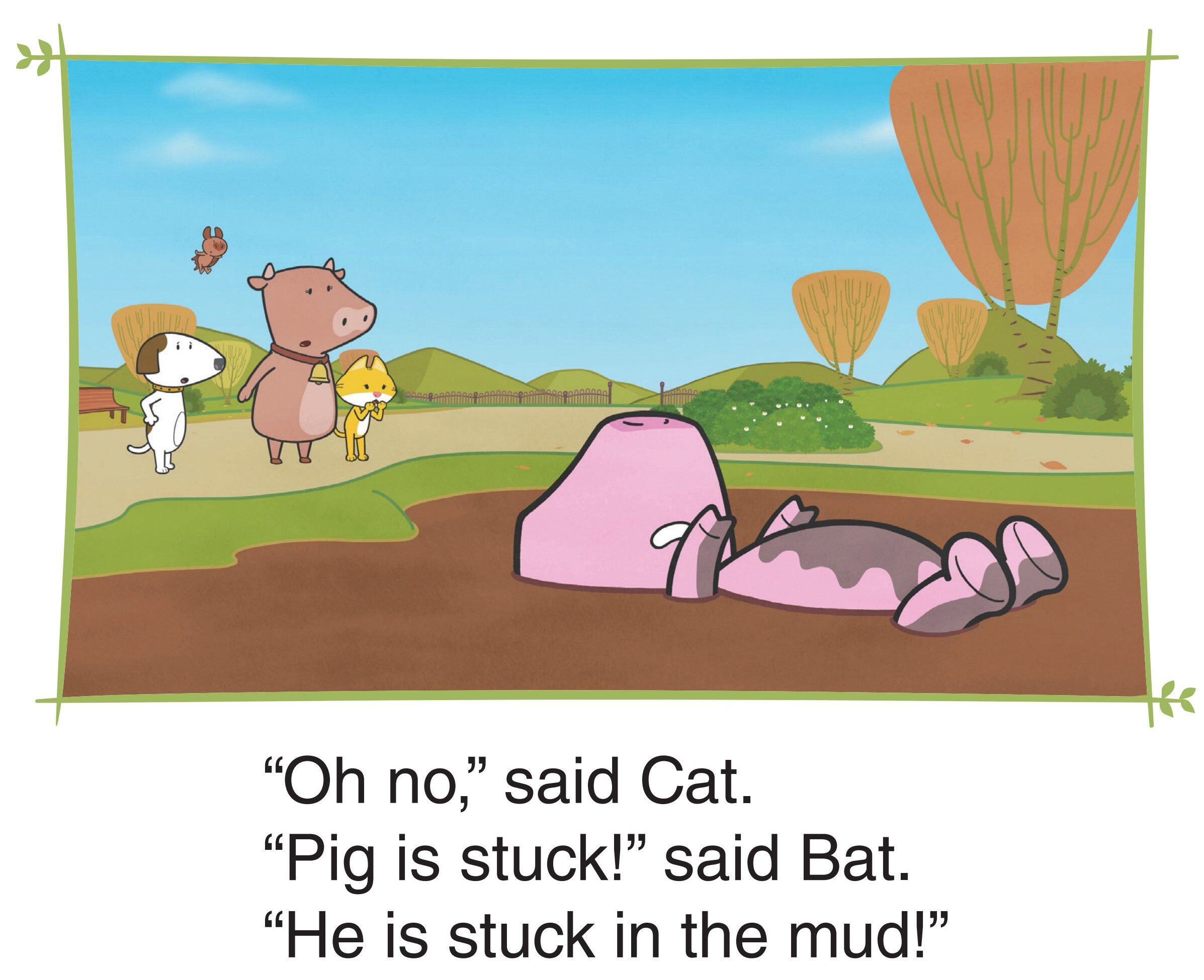 Stuck in the Mud!绘本故事第2页