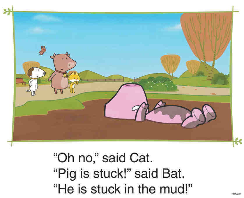 Stuck in the Mud!绘本故事第2页