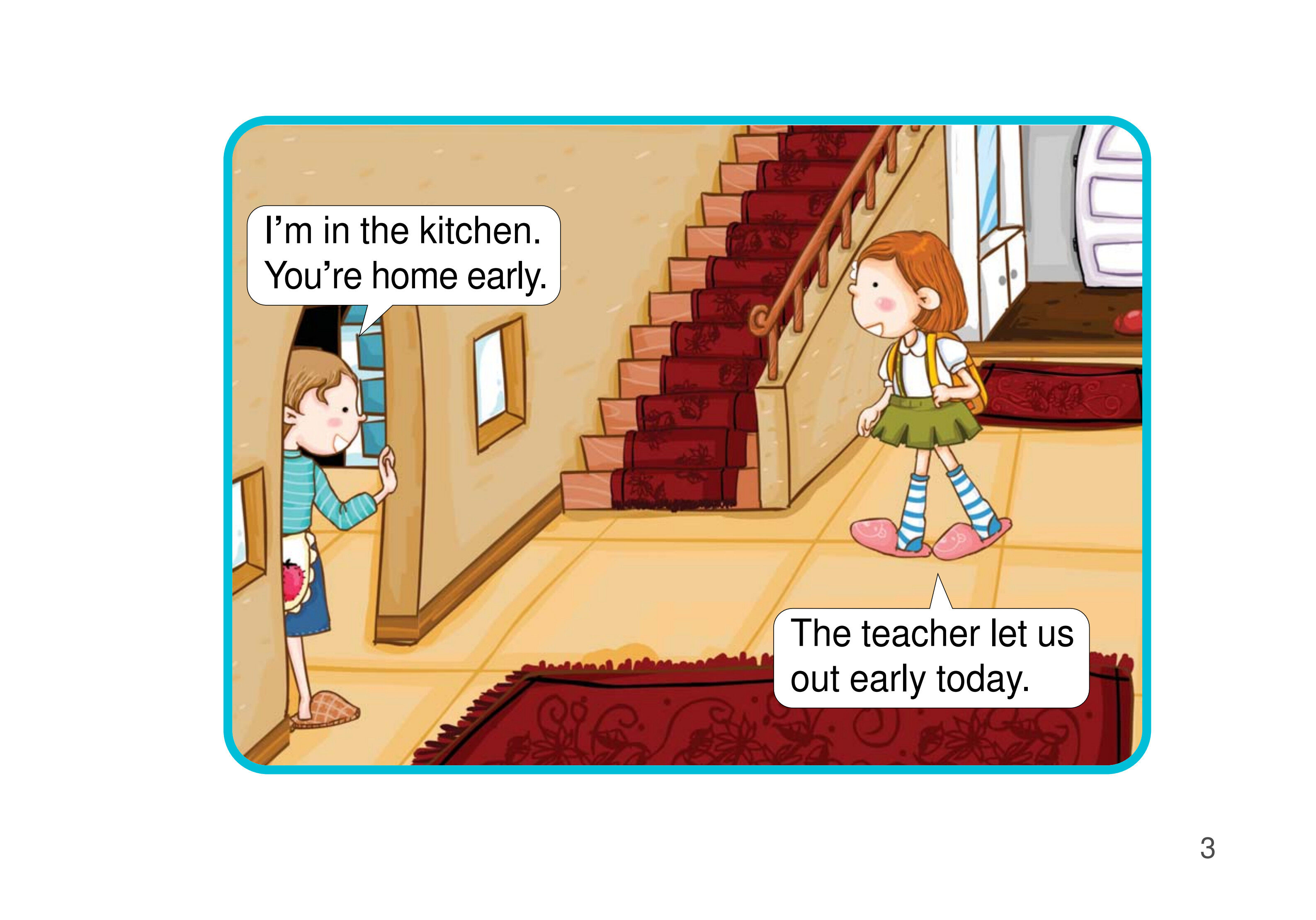 The First Day of School绘本故事第4页