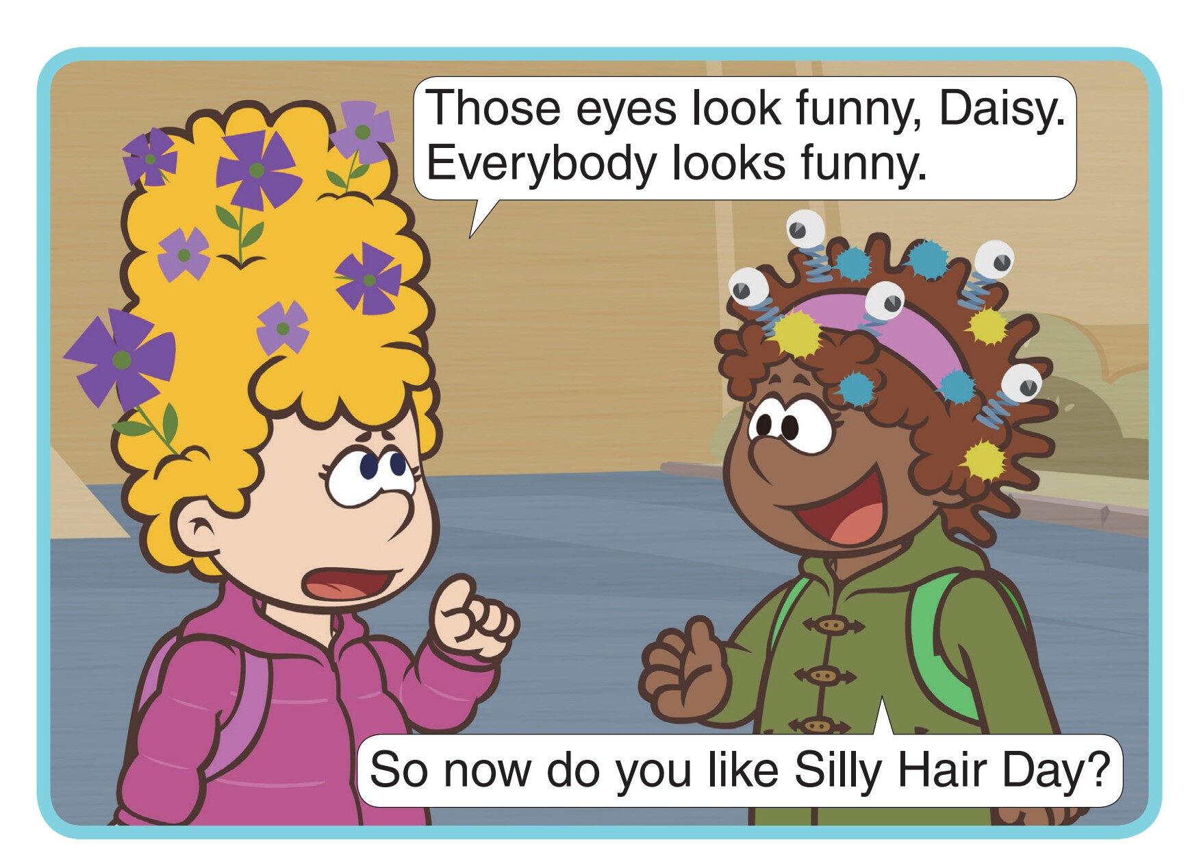 Silly Hair Day绘本故事第5页