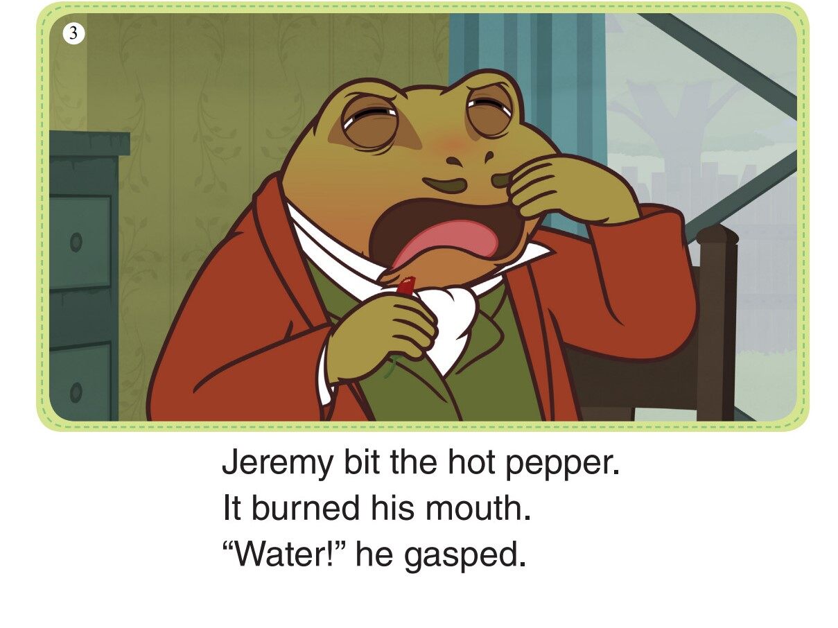 Jeremy Fisher Gets Sick 3-Back to Bed绘本故事第5页