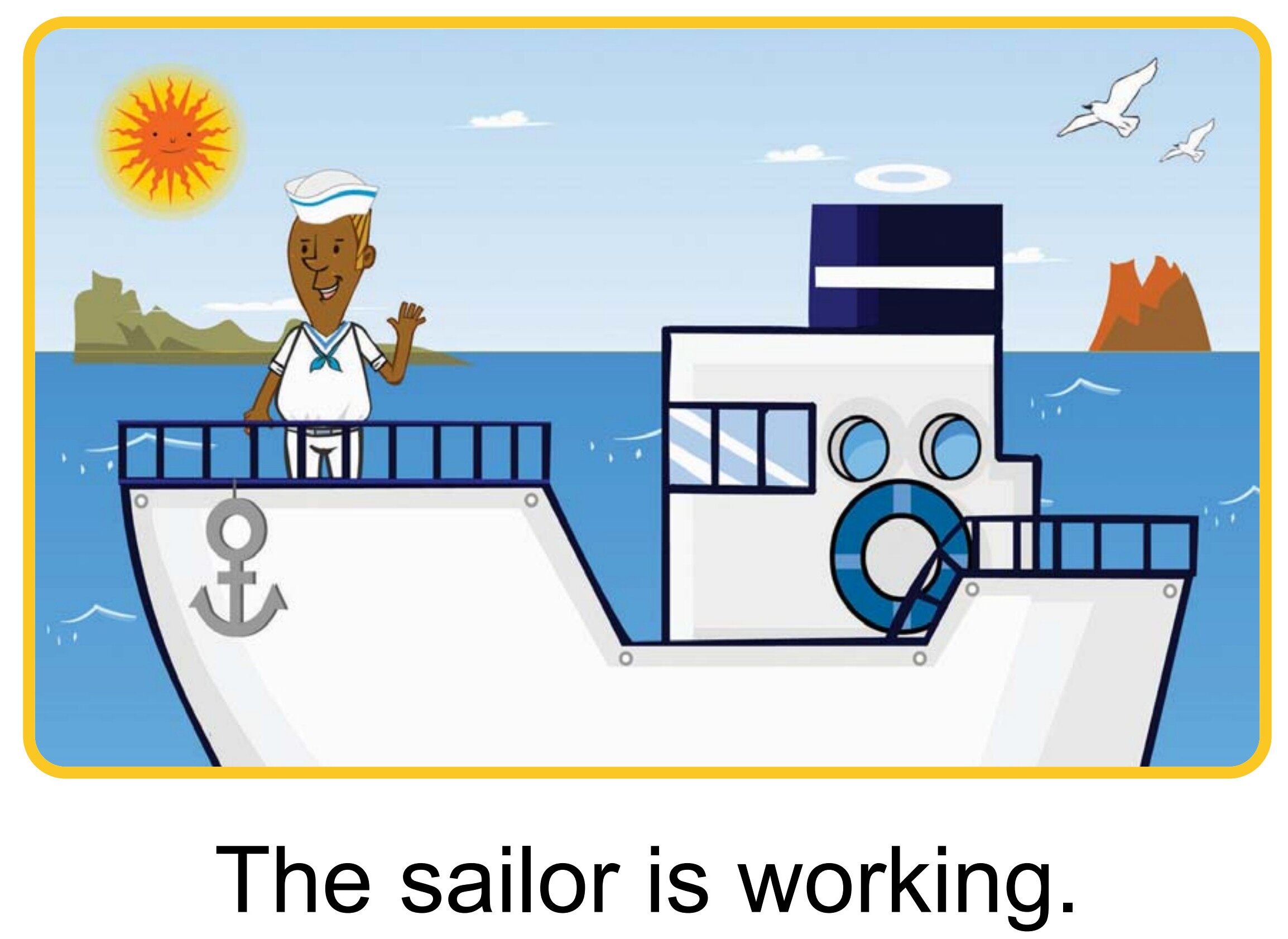 Who Is Working?绘本故事第5页