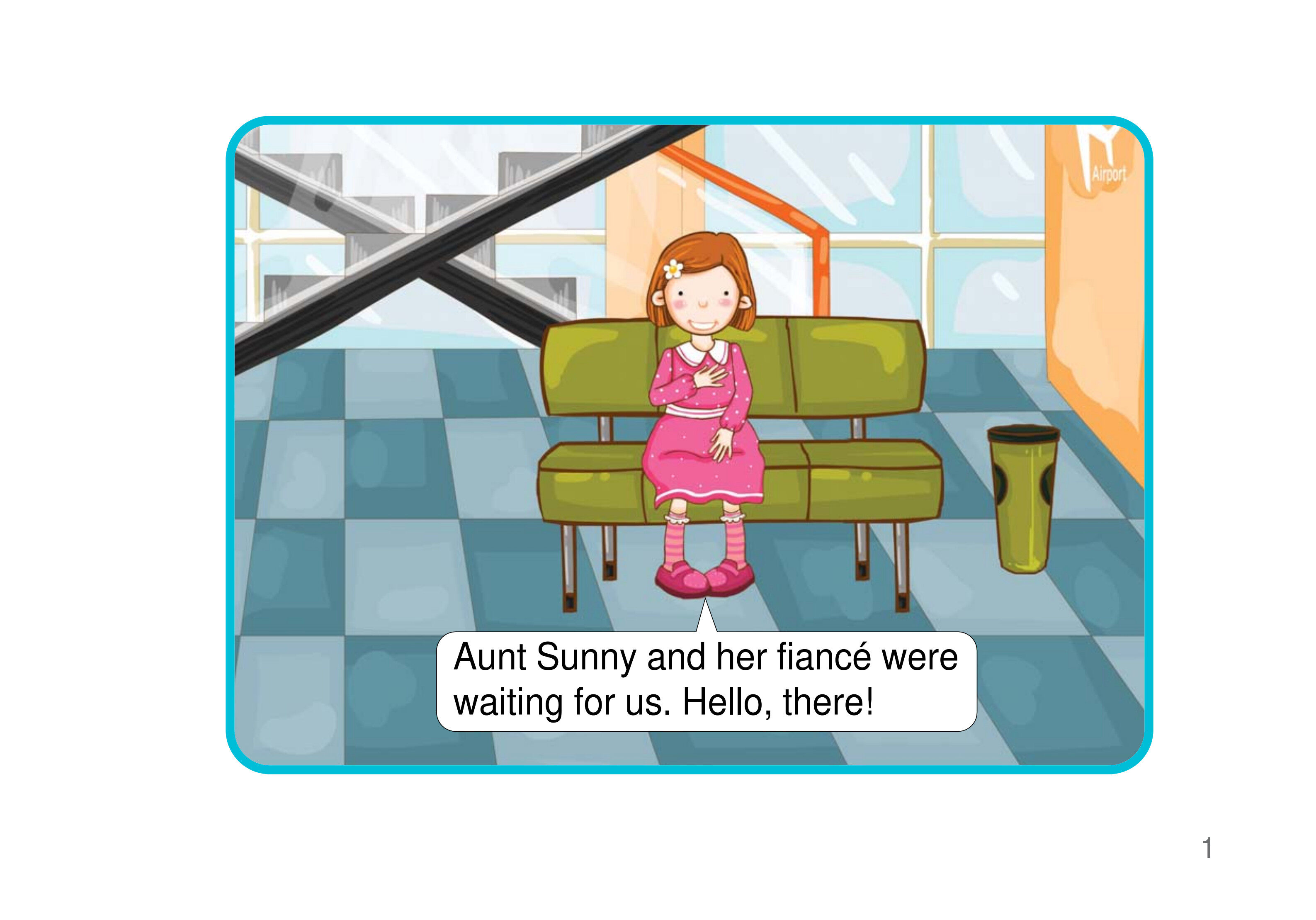 Hello,Aunt Sunny!绘本故事第2页