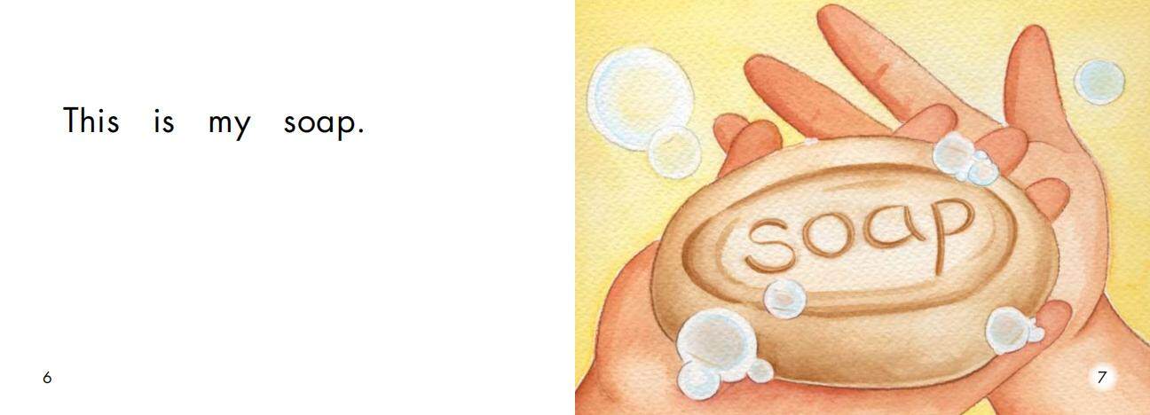 My bath绘本故事第5页