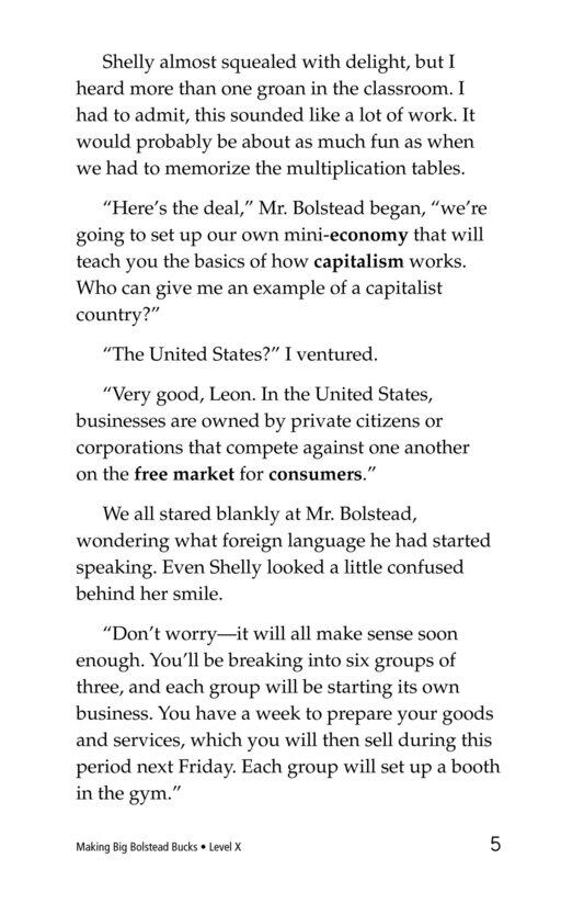 Making Big Bolstead Bucks绘本故事第4页