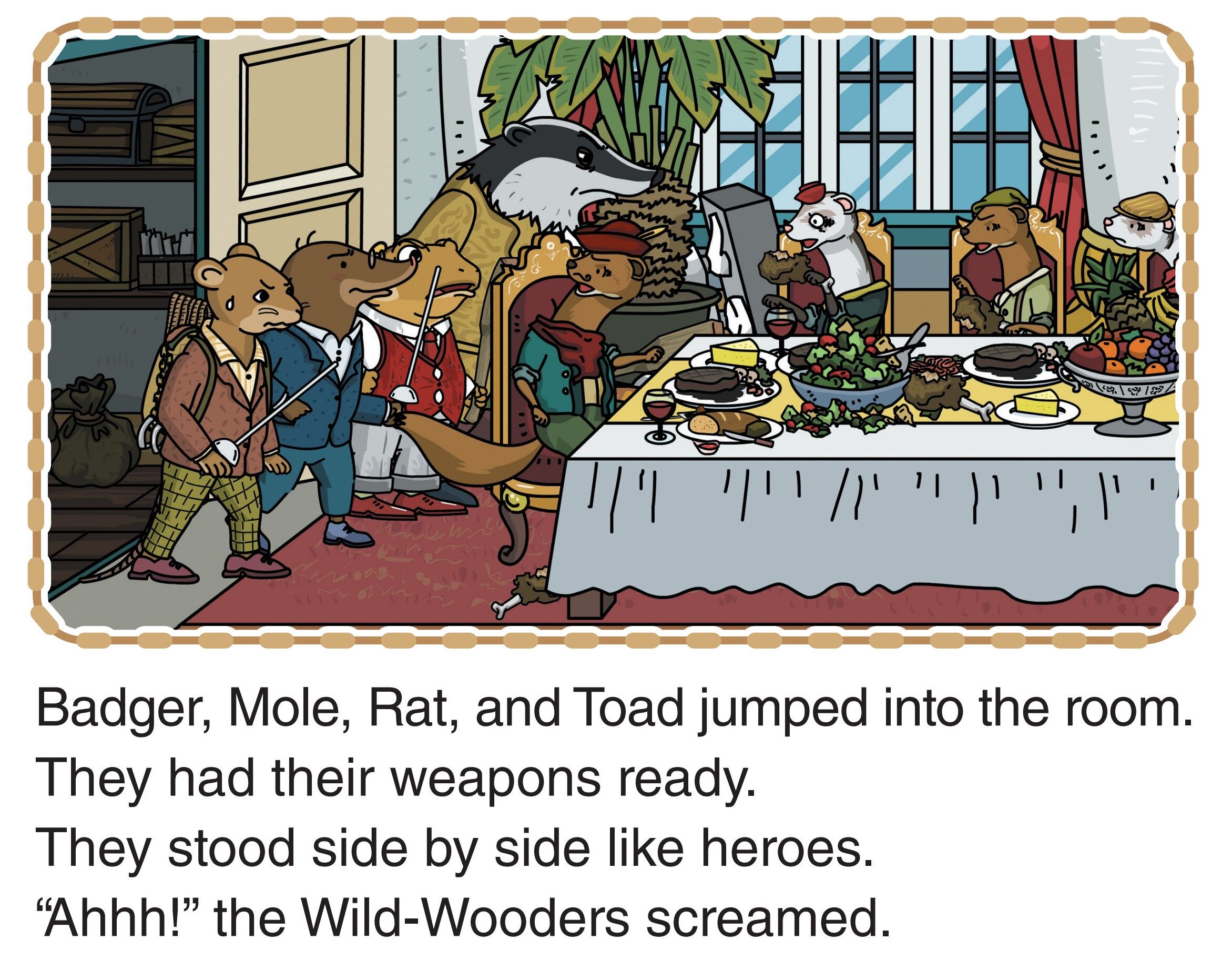 The Battle of Toad Hall绘本故事第3页