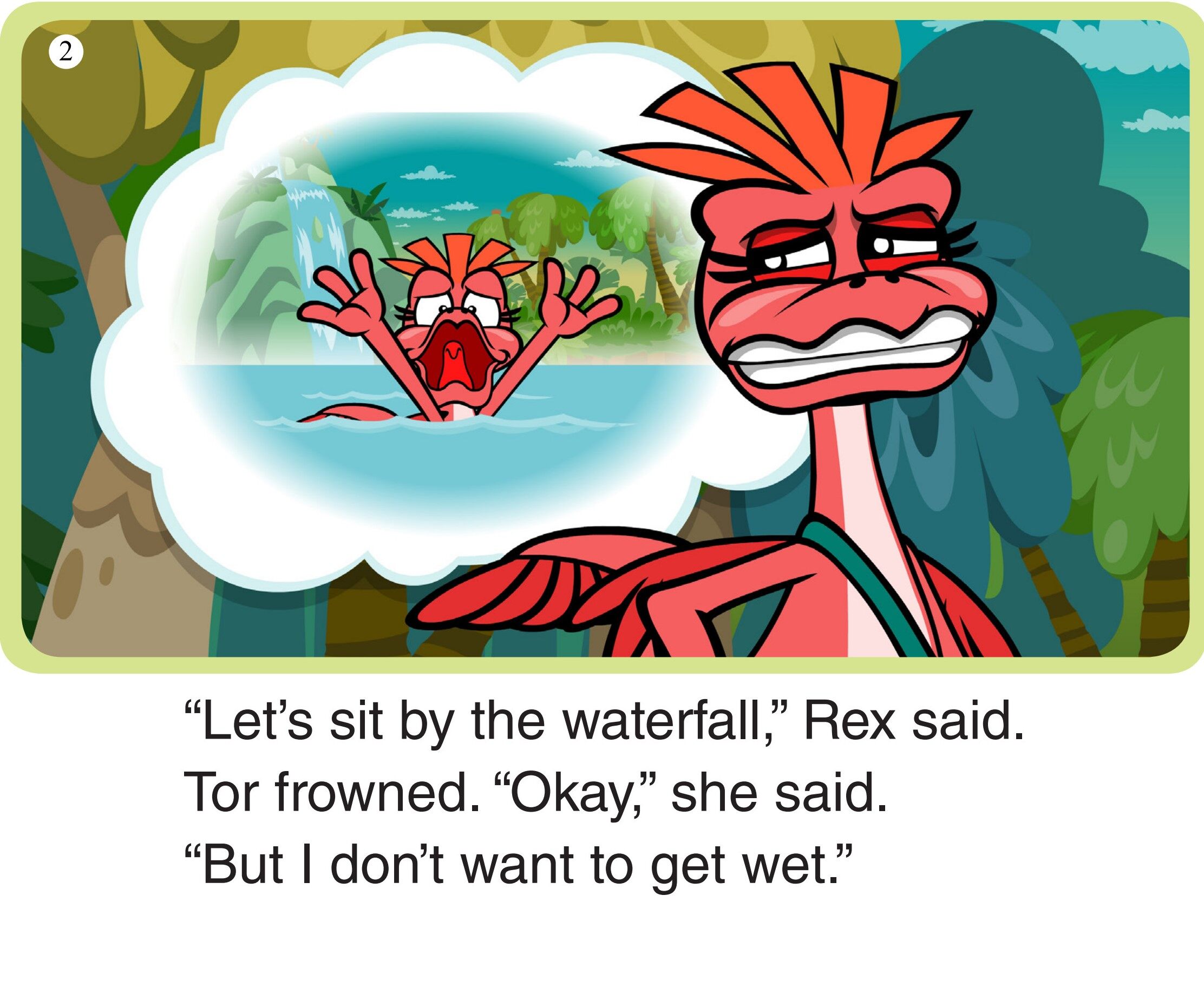 The waterfall绘本故事第4页