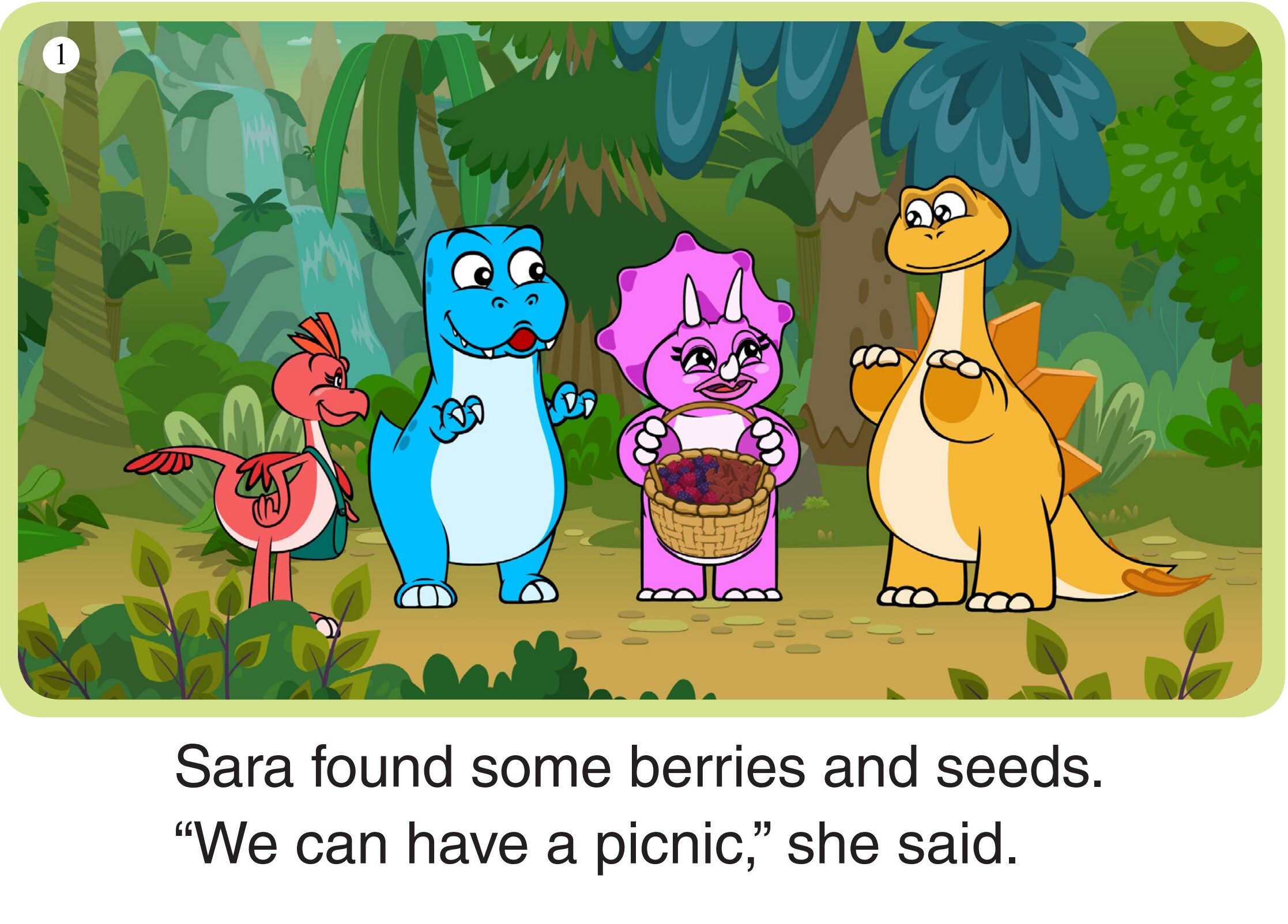 The waterfall绘本故事第3页