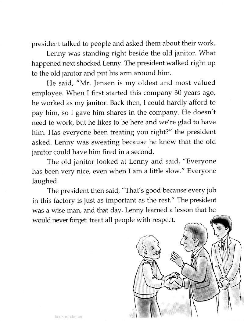 The Old Janitor 绘本故事第3页