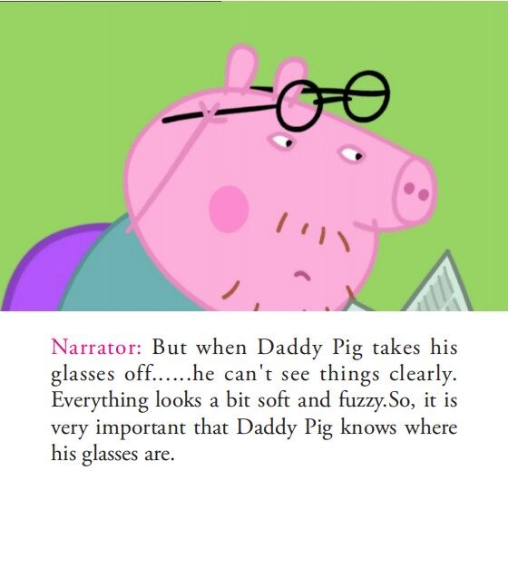 Daddy loses his glasses绘本故事第4页