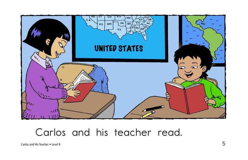 Carlos and His Teacher绘本故事第5页