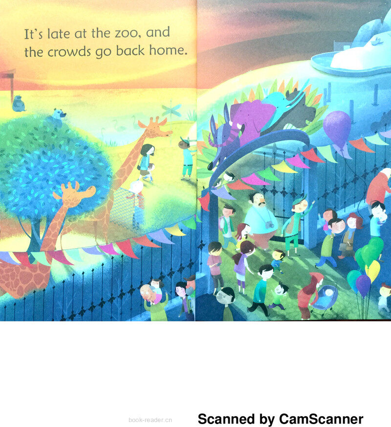 Late Night at the Zoo绘本故事第3页