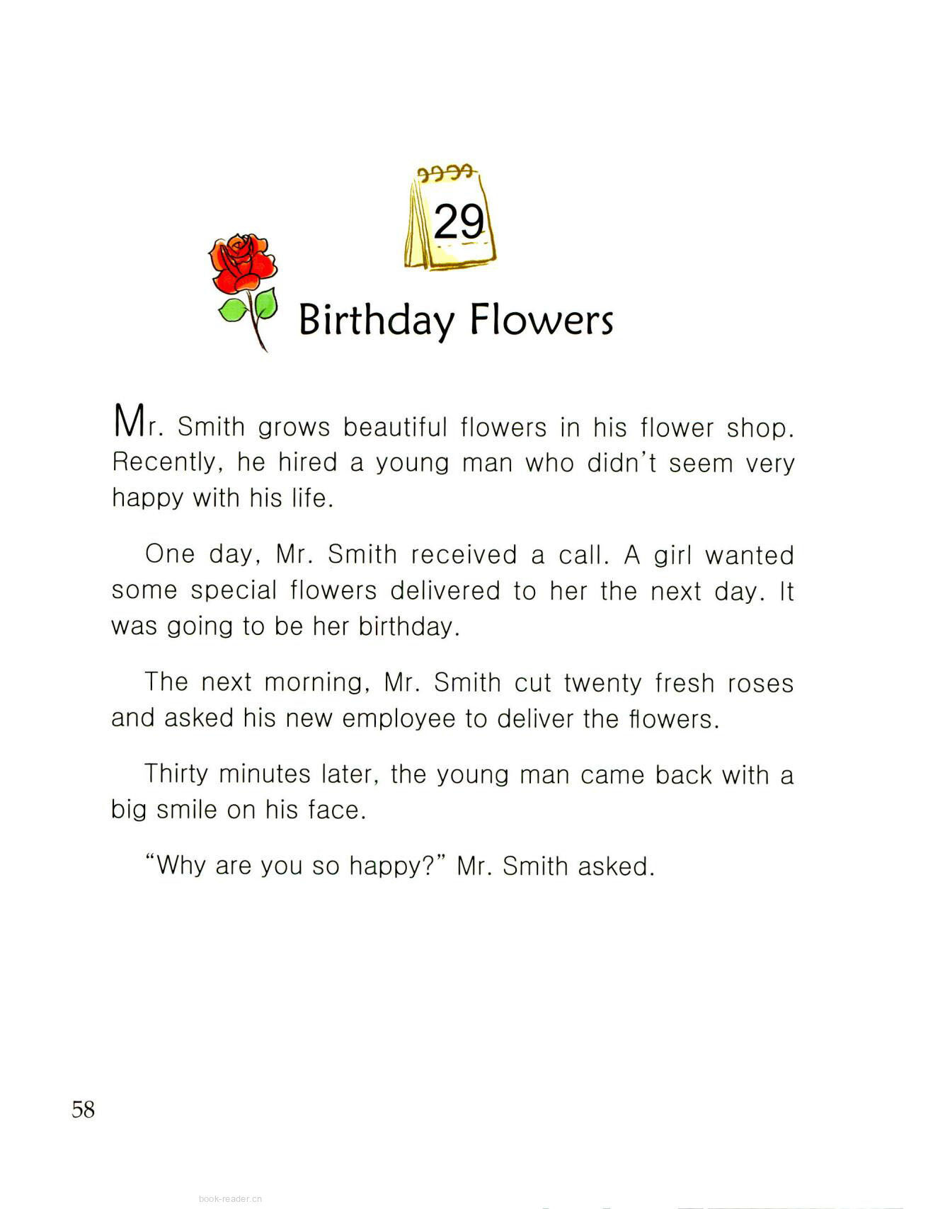 Birthday Flowers绘本故事第2页