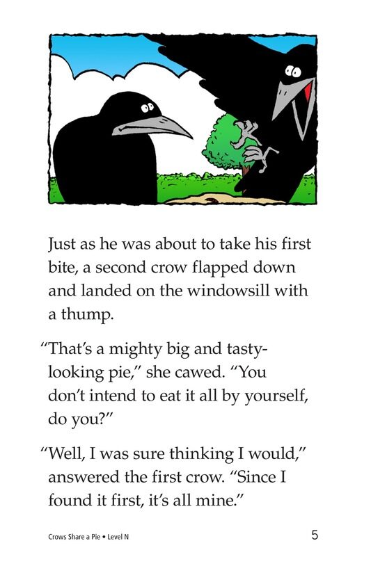 Crows Share a Pie绘本故事第5页